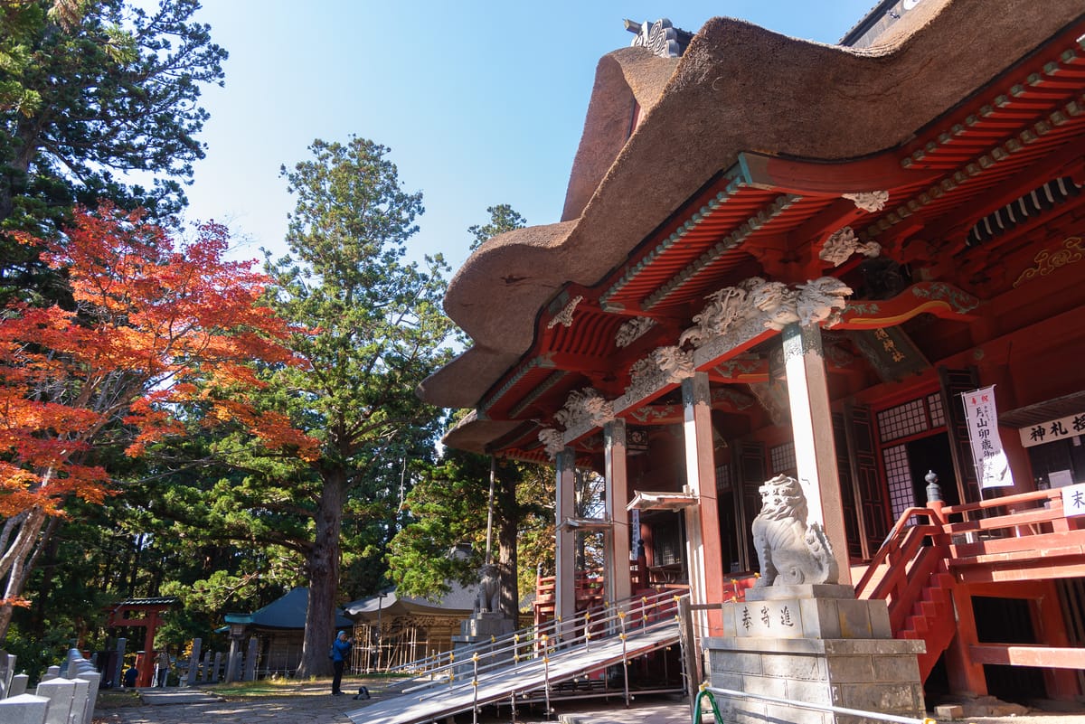 羽黒山山頂の三神合祭殿